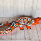 Hand Painted Mexican Ceramic Talavera Alligator Sculpture