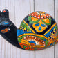 Hand-Painted Talavera Wall Snail Figurines