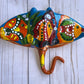 Collection of Ceramic Sculptures Hanging Manta Ray