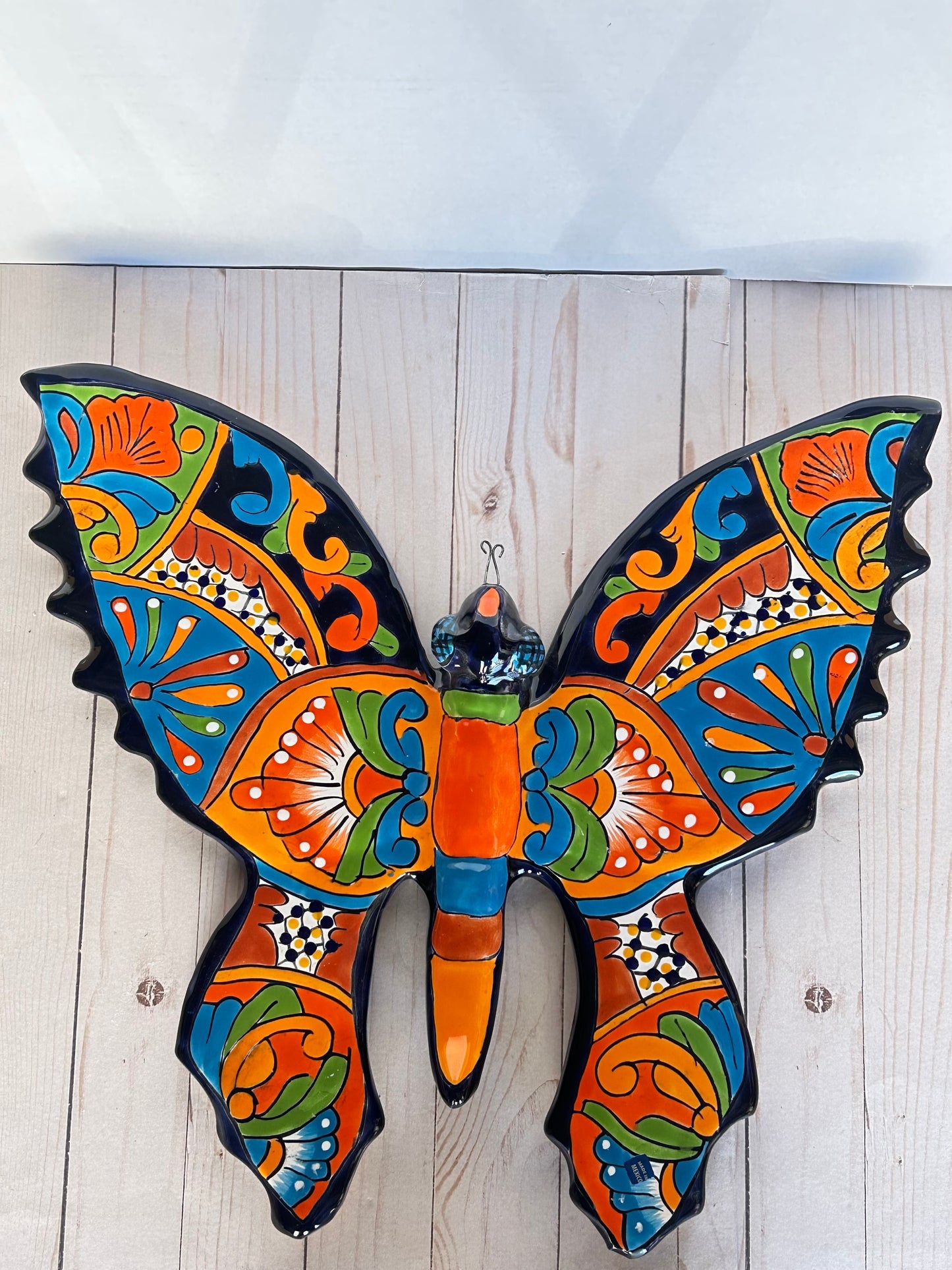EXTRA LARGE WALL TALAVERA BUTTERFLIES