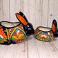 HANDCRAFTED TALAVERA RABBITS FLOWERPOTS