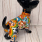 Adorable Large Talavera 13" Tall Ceramic Standing Chihuahua Dog