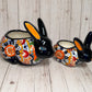 HANDCRAFTED TALAVERA RABBITS FLOWERPOTS
