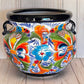 Handmade Talavera Michoacanas Planters 9.50 Tall