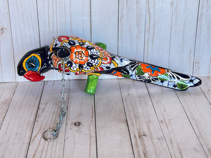 Beautiful Handmade Talavera Ceramic Small Hanging Parrots Choose Color