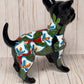 Adorable Large Talavera 13" Tall Ceramic Standing Chihuahua Dog