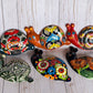 Hand-Painted Talavera Wall Snail Figurines