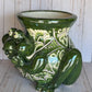 Talavera Frog Planter – Handmade Mexican Ceramic Frog Flower Pot