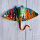 Handcrafted Talavera Ceramic Sculptures Hanging Manta Ray