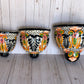 WALL PLANTERS CONE SHAPE CHOOSE SIZE AND COLOR