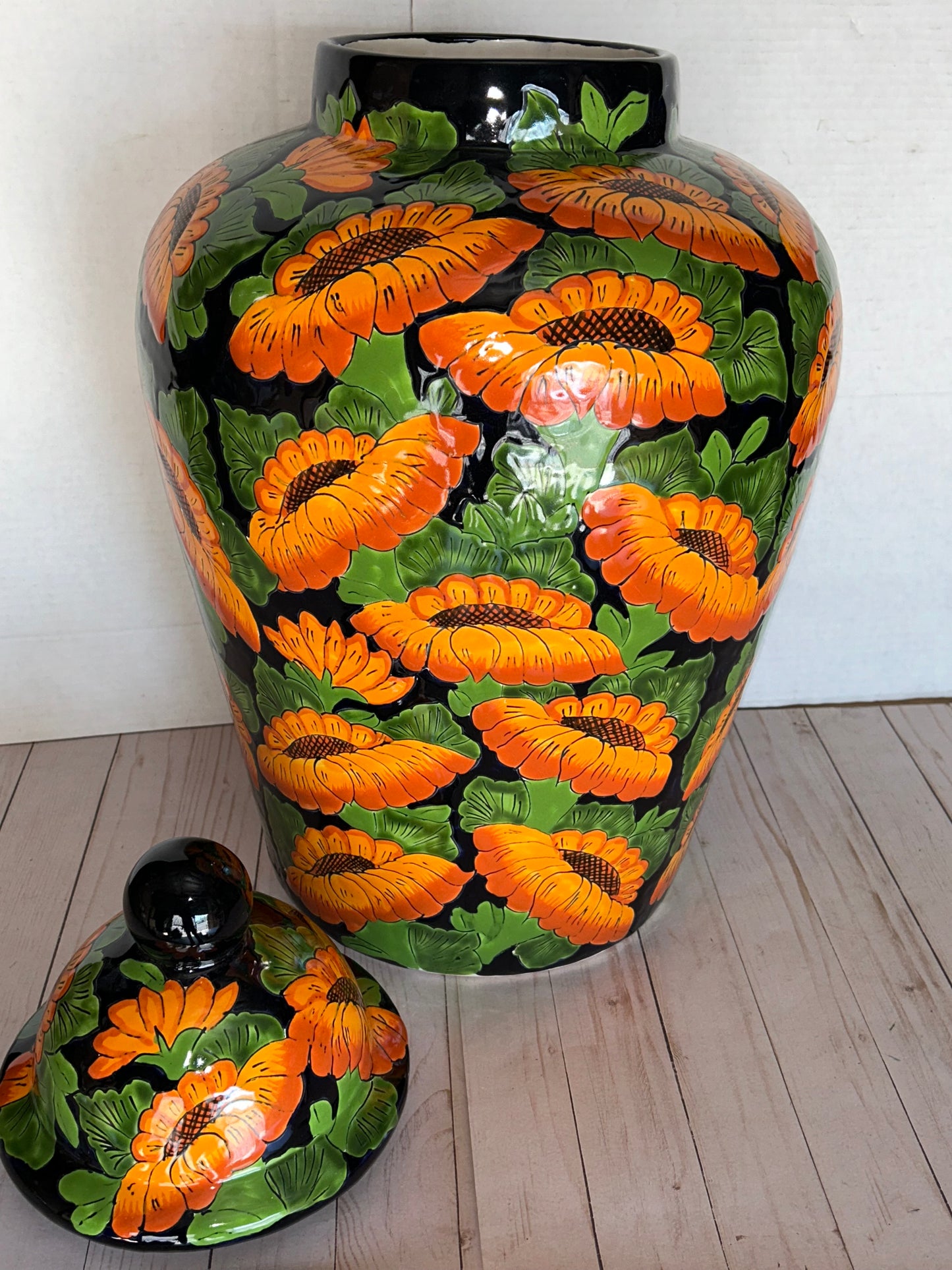 Handcrafted Talavera Ginger Jar – Extra Large (Sold Individually)