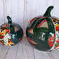Hand-Painted Talavera Ceramic Pumpkin: Floral Jack-o'-Lantern Decor