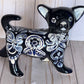 Standing Chihuahuas 7.5" Height figurine Talavera Ceramic Dog