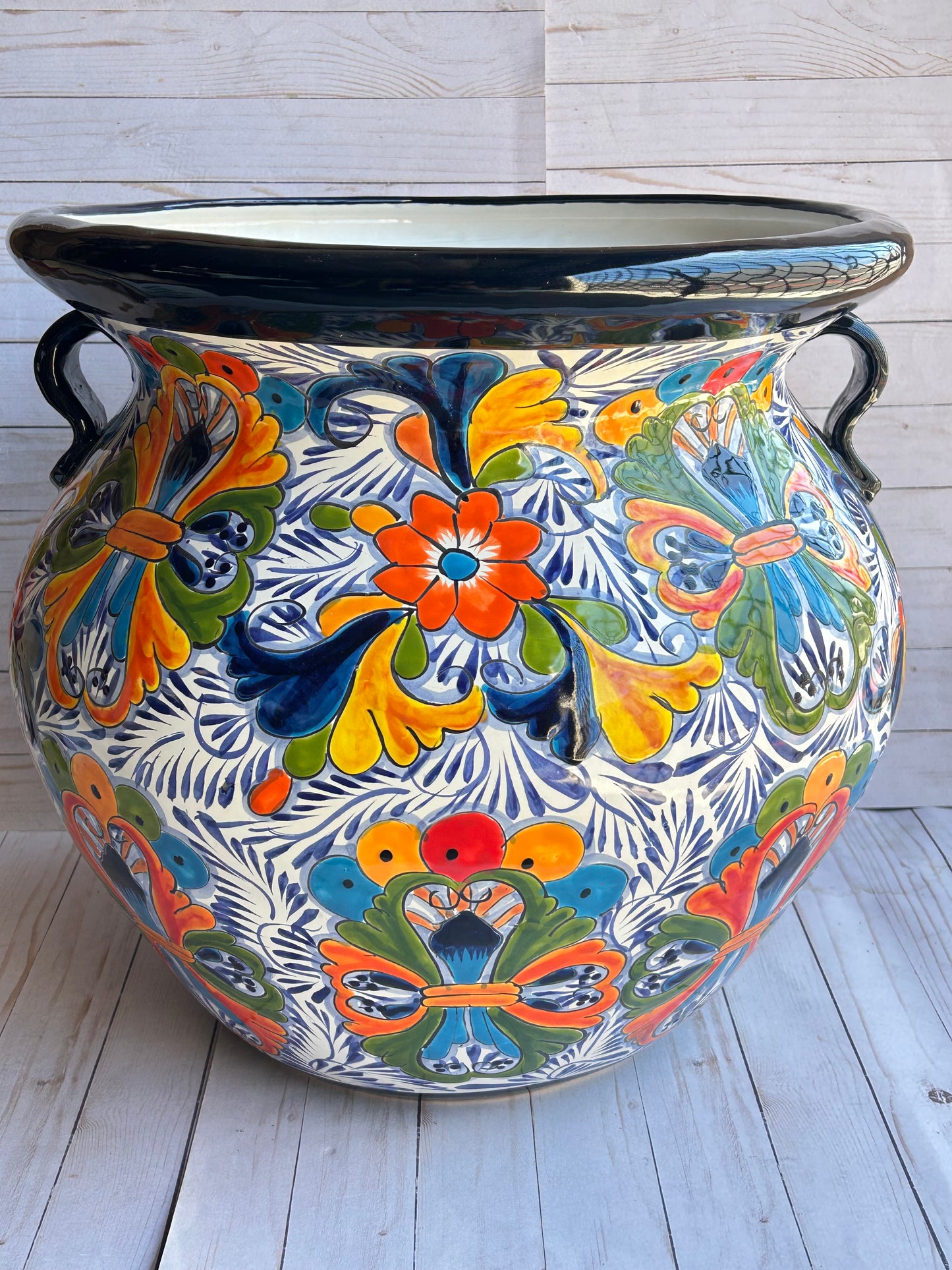 Extra Large Talavera Michoacanas Pots 20” H x 21” W
