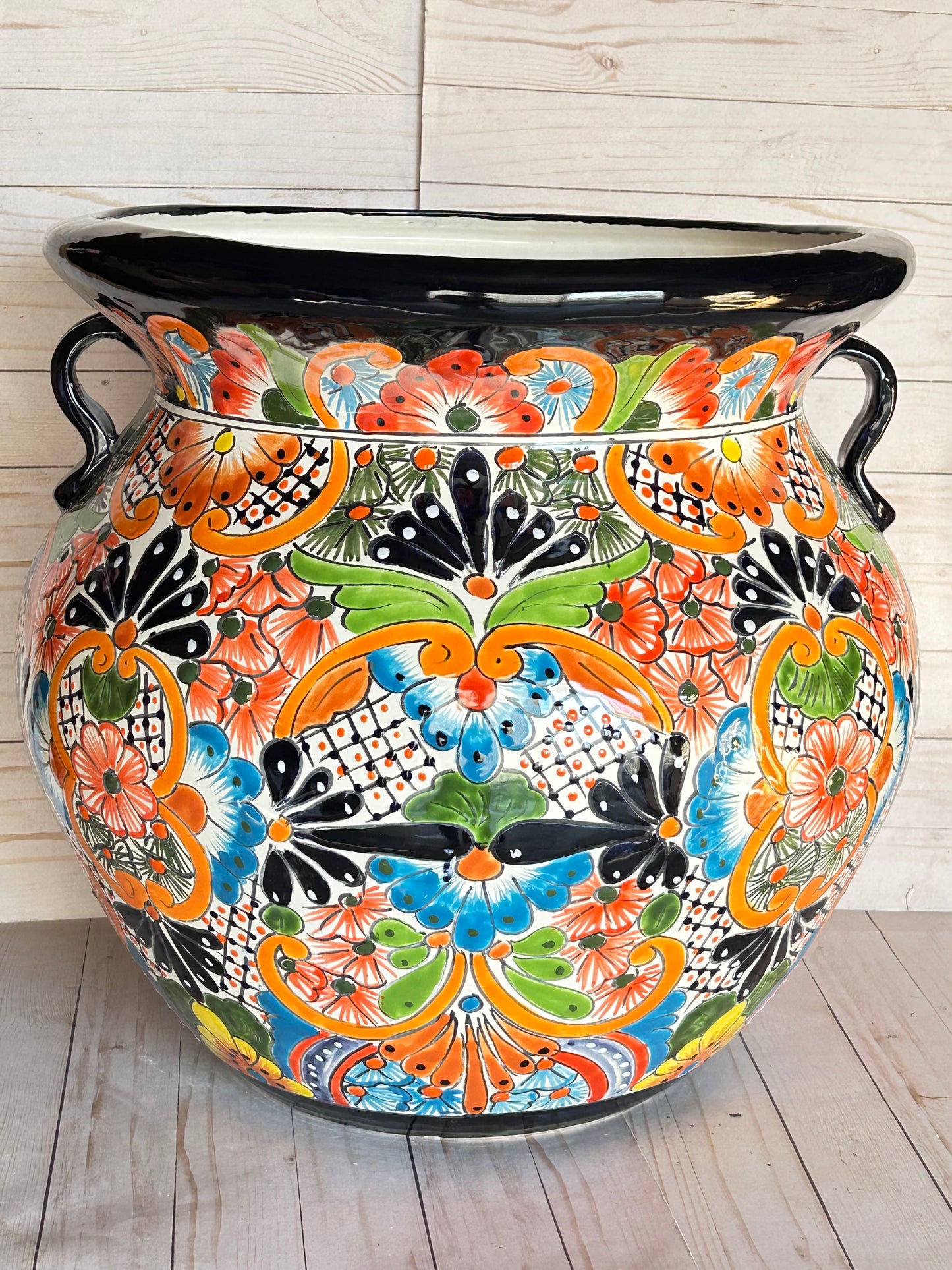 Extra Large Talavera Michoacanas Pots 20” H x 21” W