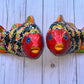 Set of Talavera Small Koi Fish