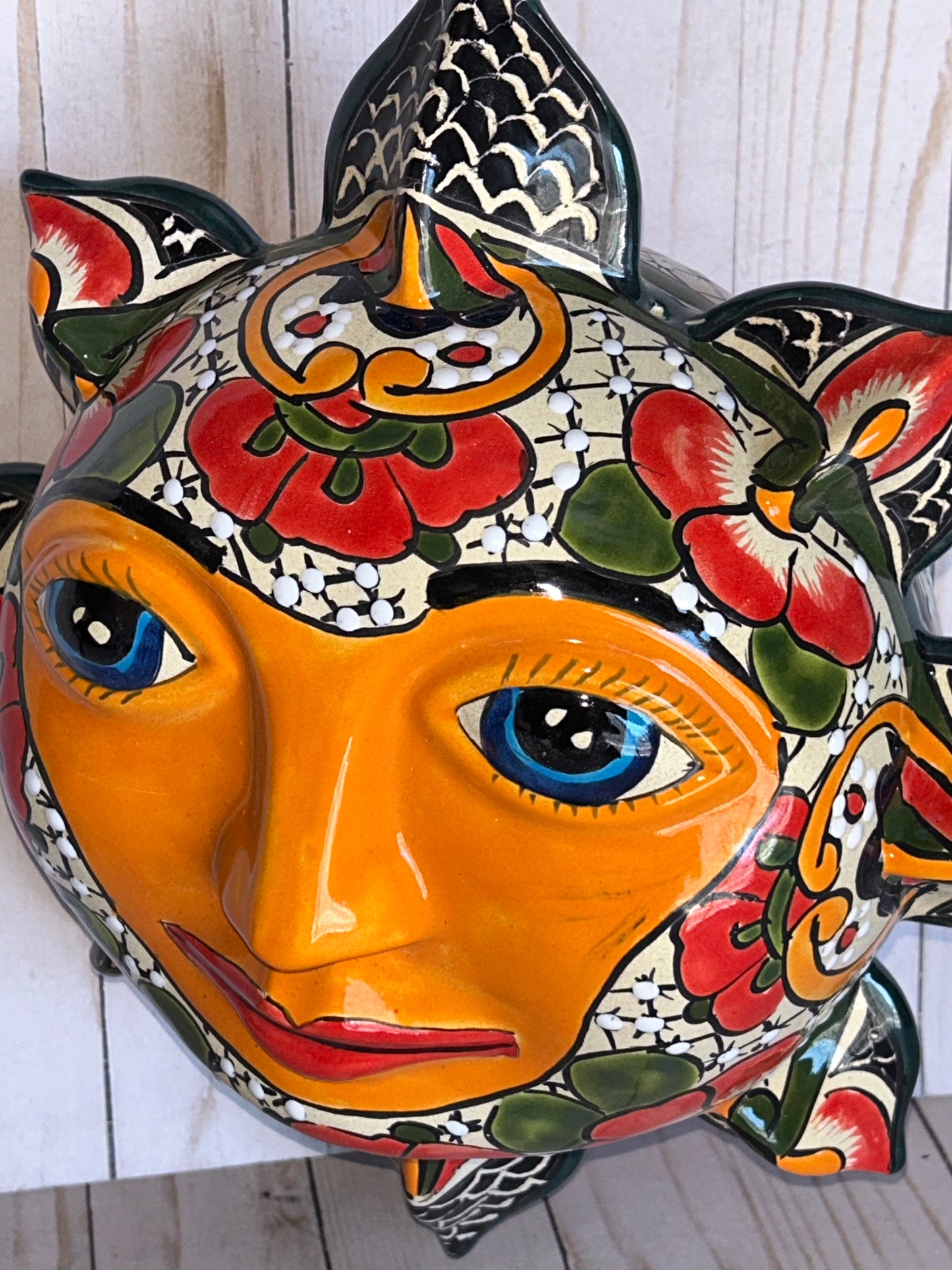 Large Talavera Celestial Sun Sphere-shaped Double face
