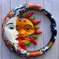 Large Mexican Talavera Hanging Eclipses