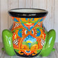 Talavera Frog Planter – Handmade Mexican Ceramic Frog Flower Pot