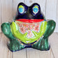 Handmade Talavera Bullfrog Planter 9.75"Tall