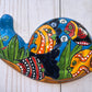 Hand-Painted Talavera Wall Snail Figurines