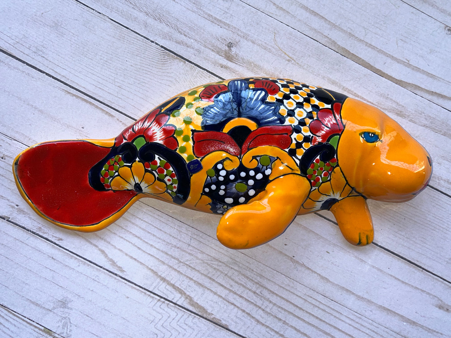 Hanging Talavera Manatees