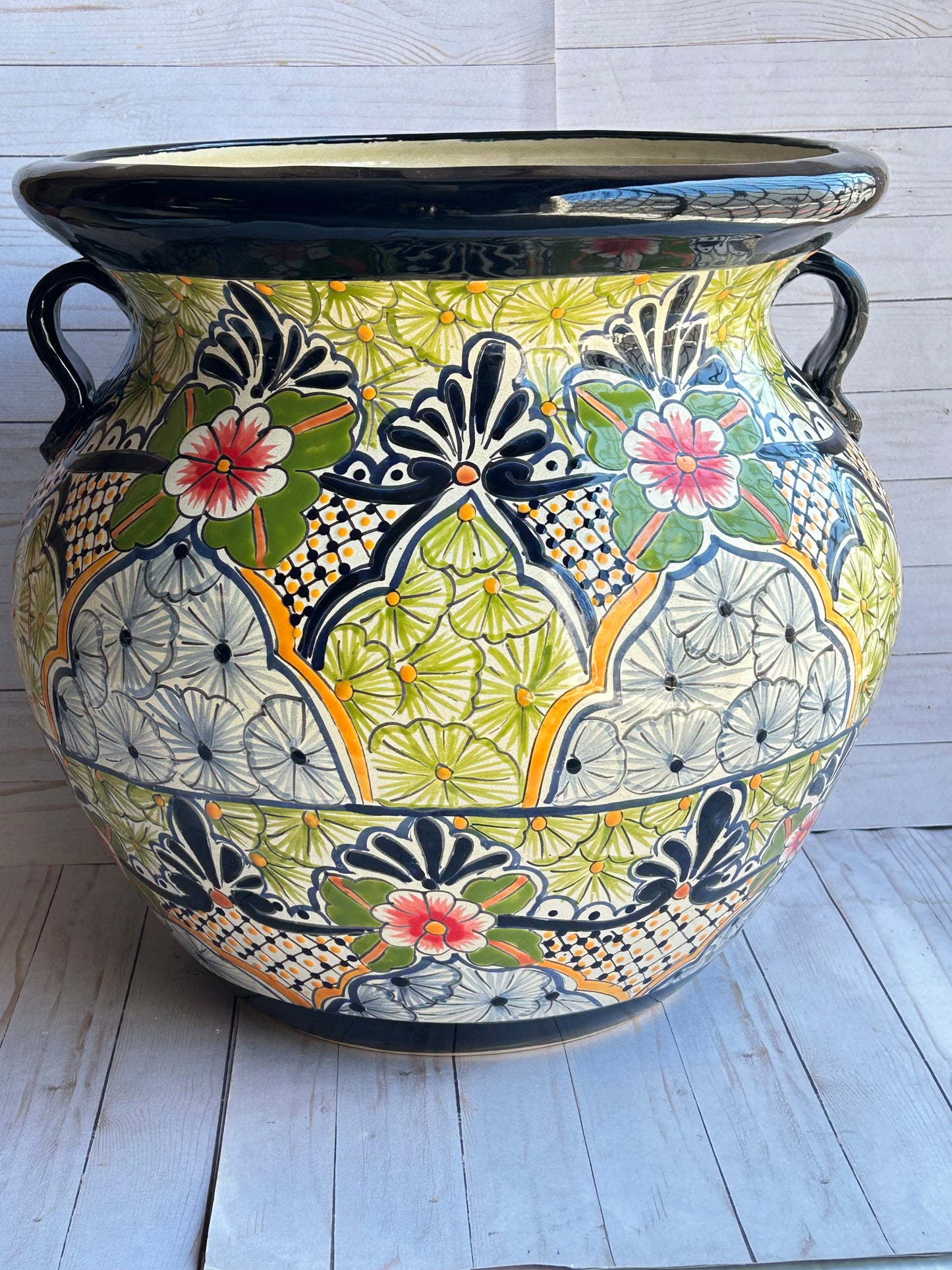 Extra Large Talavera Michoacanas Pots 20” H x 21” W