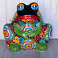 Beautiful Handmade Talavera Bullfrog Flower Planters