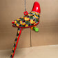 Beautiful Hanging Parrot Red&Green Peacock