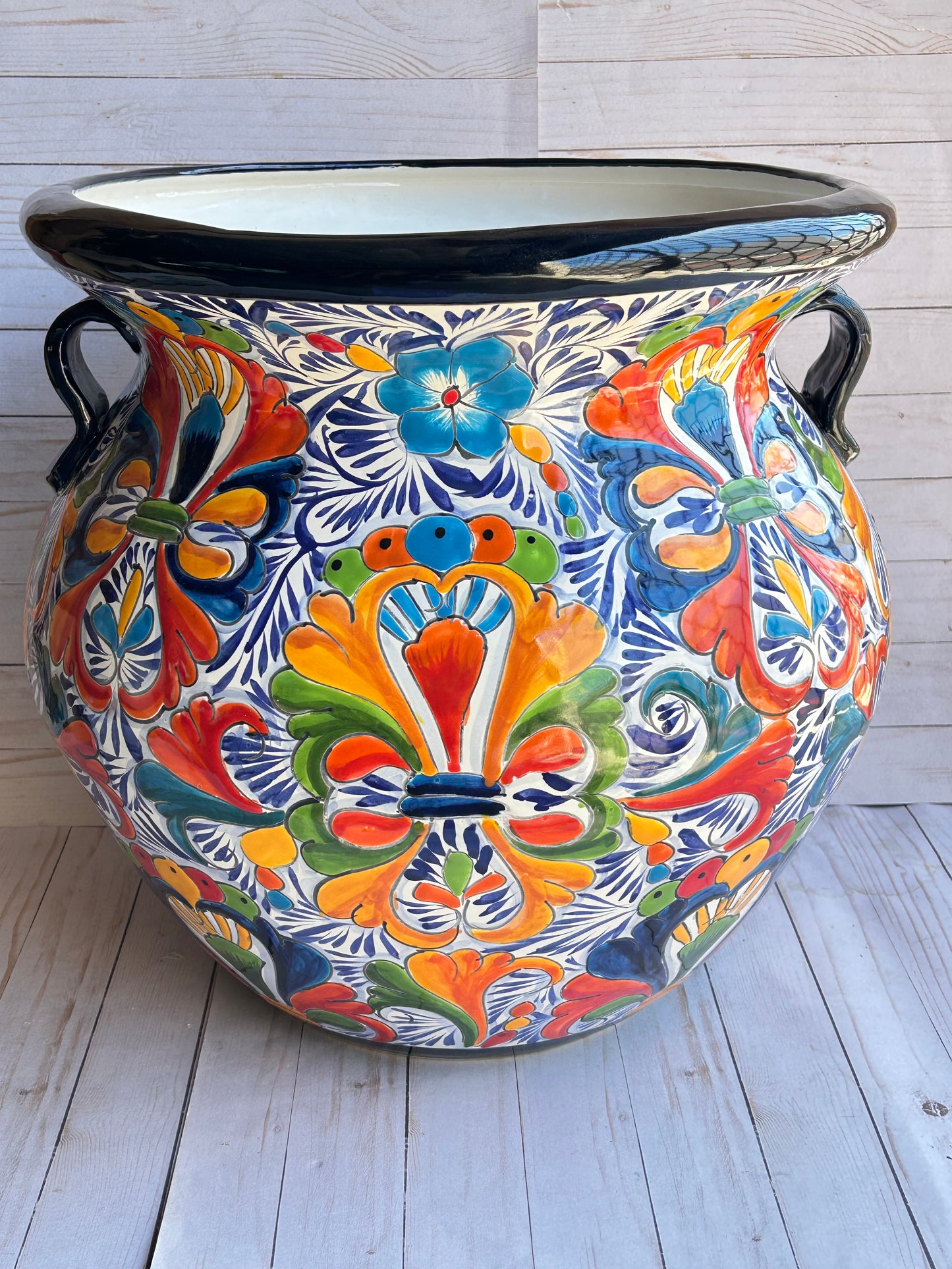 Extra Large Talavera Michoacanas Pots 20” H x 21” W