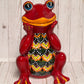 Adorable Talavera Flower Planter Smiling Frog