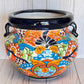 Handmade Talavera Michoacanas Planters 9.50 Tall