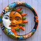 Large Mexican Talavera Hanging Eclipses