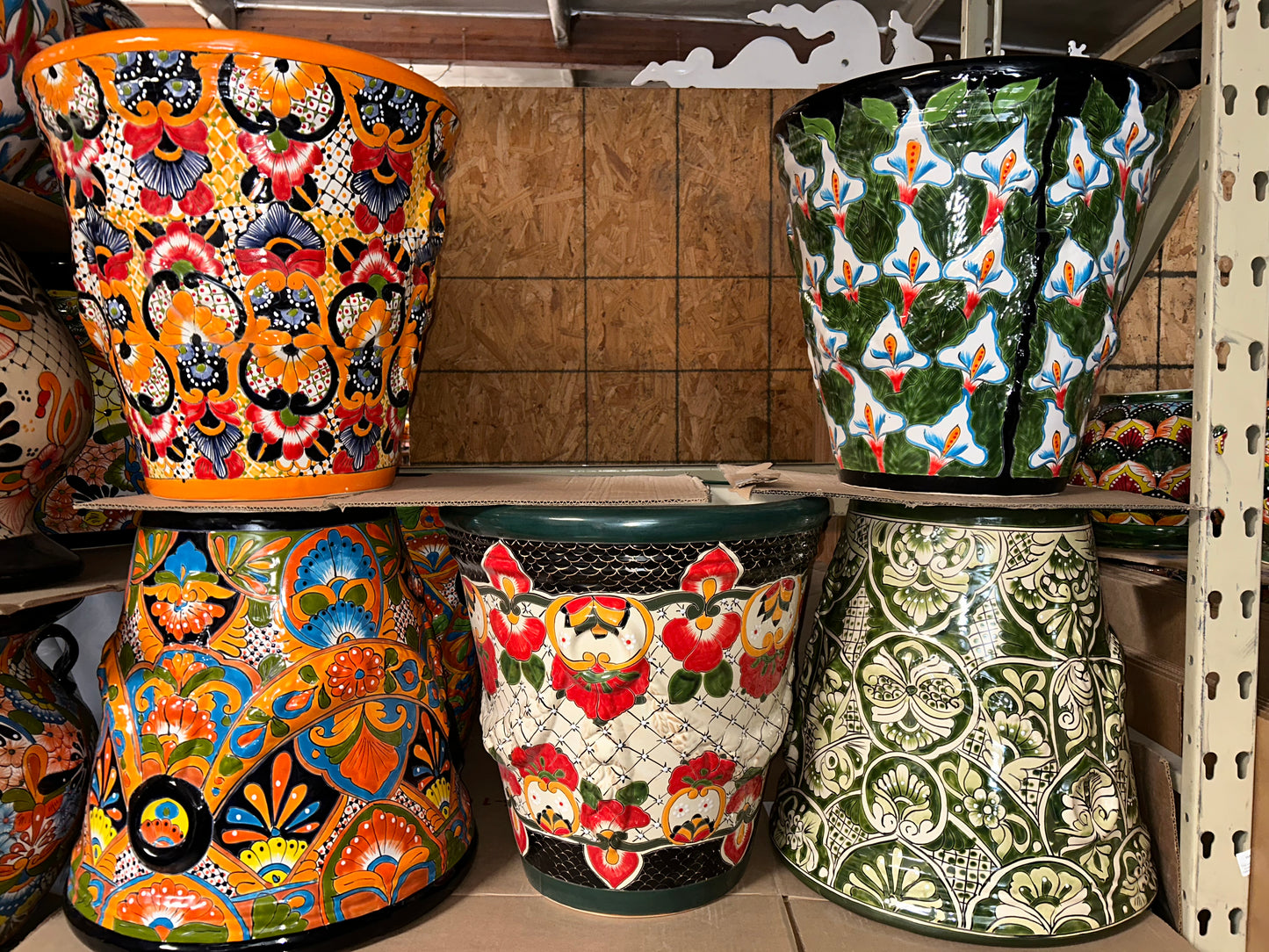 Jumbo Extra Large Handcrafted Talavera Planter – 21”H x 21” Top Diameter x 12.5” Bottom Diameter