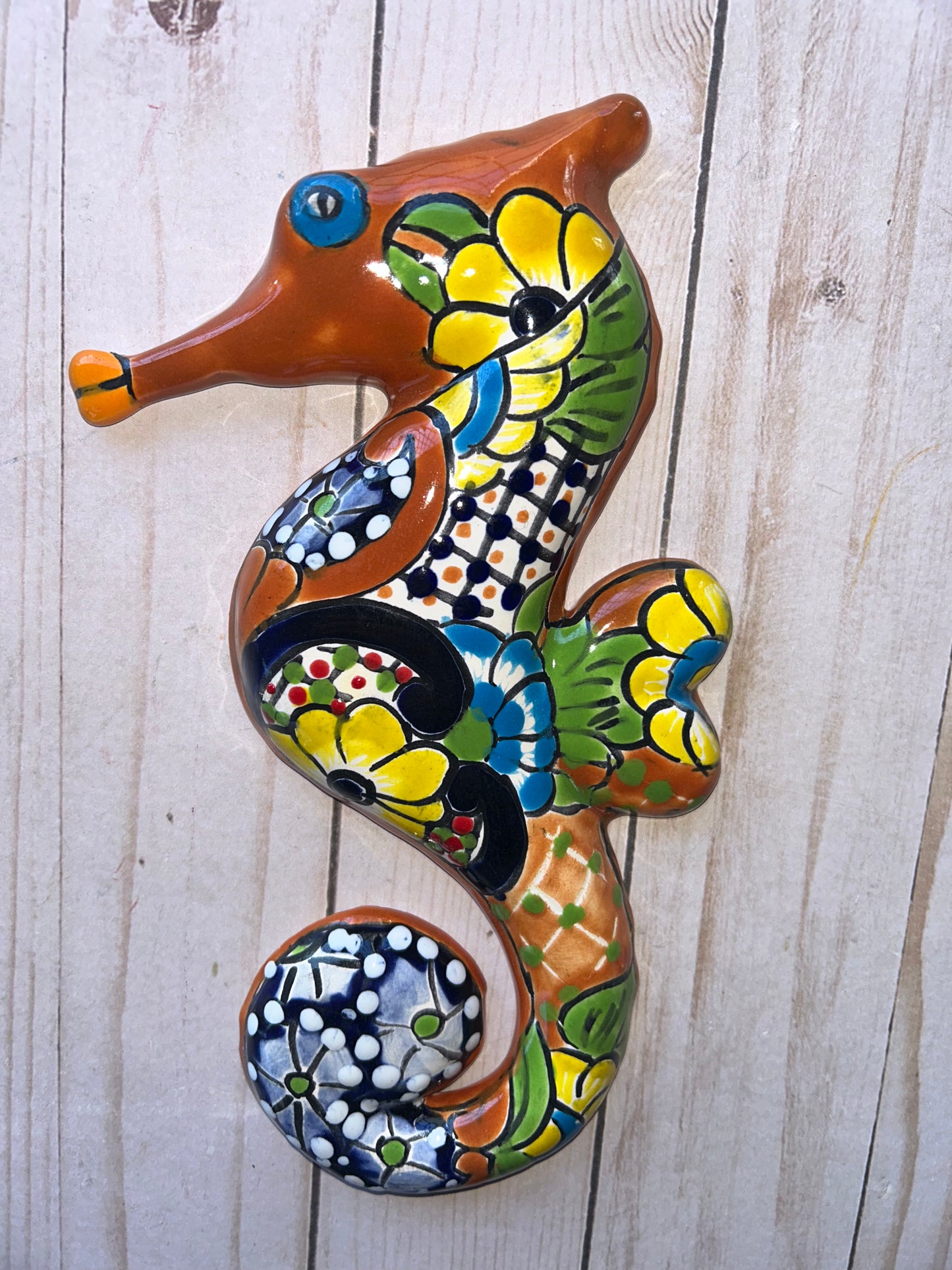 🐠 Talavera Seahorse Mini