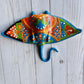 Handcrafted Talavera Ceramic Sculptures Hanging Manta Ray