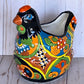 Colorful Talavera Chicken Planters