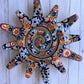 Bright Spiral Sun Talavera Ceramic