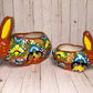 HANDCRAFTED TALAVERA RABBITS FLOWERPOTS