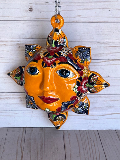 Large Talavera Celestial Sun Sphere-shaped Double face