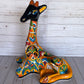 Hand-Painted Talavera Giraffe – Mexican Folk Art Ceramic Figurine