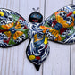 Hand-Painted Talavera Ceramic Wall Bees