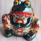 Beautiful Handmade Talavera Bullfrog Flower Planters