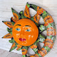 Handcrafted Talavera Sun & Moon Wall Art – Colorful Mexican Ceramic Wall Décor – 19.5” Diameter