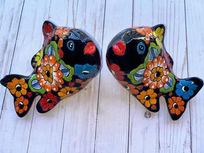 Set of Talavera Small Koi Fish