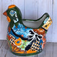 Colorful Talavera Chicken Planters