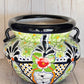 Handmade Talavera Michoacanas Planters 9.50 Tall