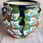Handmade Talavera Michoacanas Planters MD-12.5"H/ LG-15"H