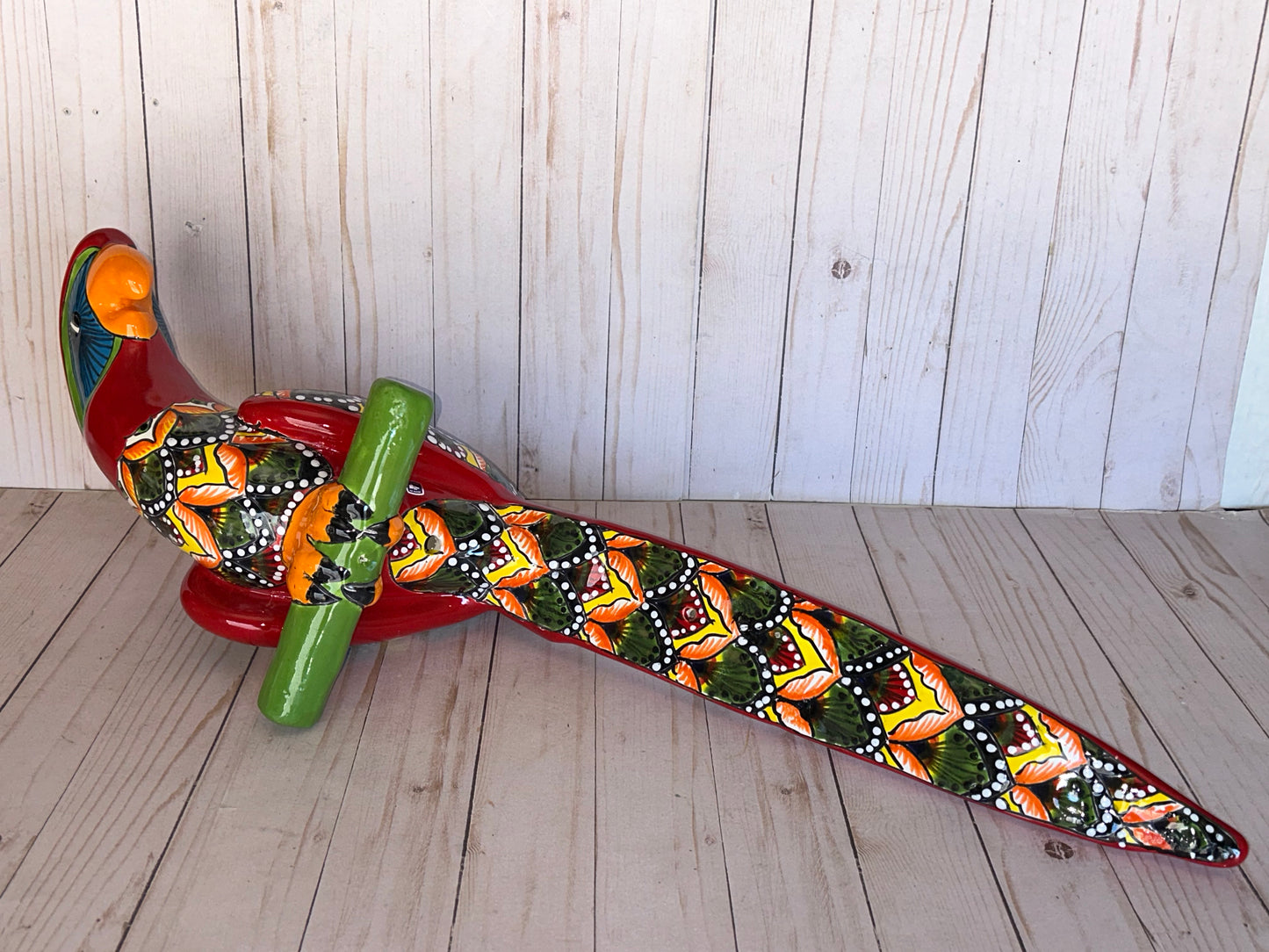 Beautiful Hanging Parrot Red&Green Peacock