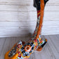 Hand-Painted Talavera Giraffe – Mexican Folk Art Ceramic Figurine
